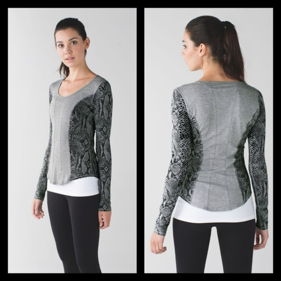 Lululemon Between The Lines Heathered  Grey / Desert‎ Snake - Picture 1 of 7